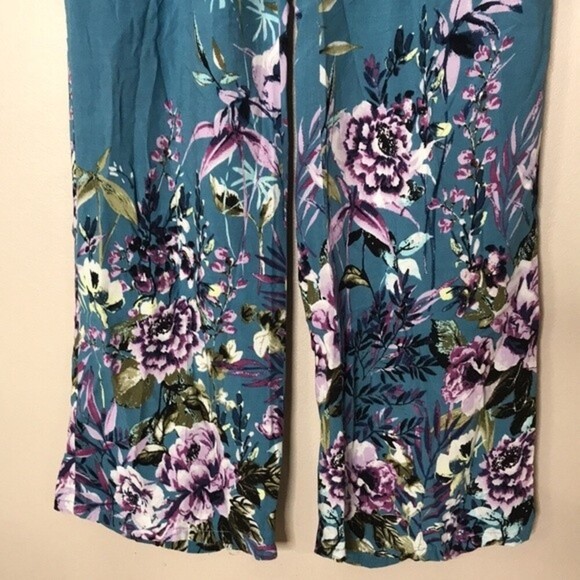 Gypsies and moon dust floral lightweight elastic waist lounge pants size large - Picture 4 of 11